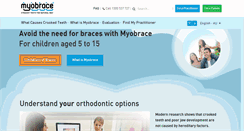Desktop Screenshot of myobrace.com